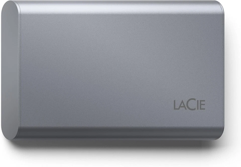 LaCie Mobile SSD Secure 500GB/1TB/2TB Recertified USB-C Encrypted 1050MB/s - Image 1 of 4