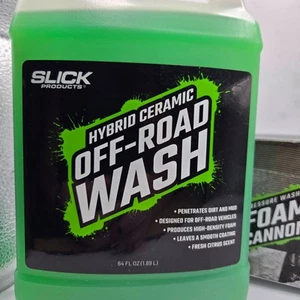 Slick Products Off-Road-Wäsche (64 Unzen) UND Hochdruckreiniger Schaumkanone Konvolut - Bild 1 von 5