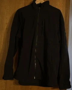 Cappotto giacca pile Duluth Trading Co. uomo nero full zip taglia L alto RN# 106803 - Foto 1 di 12