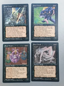 Basal Thrull x4 PLAYSET, MTG Fallen Empires (1994) Common Black Creature NM - Picture 1 of 2