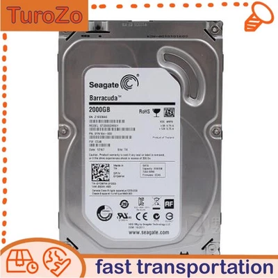 Seagate ST2000DM001 Barracuda 7200RPM 2TB 6Gb/s SATA 3.5" PC HDD Hard Disk Drive - Image 1 of 4
