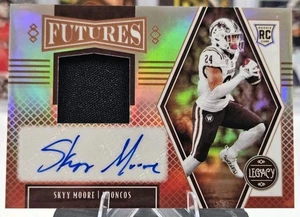 Skyy Moore 2022 Legacy Futures Rookie Patch Auto/99《Slab Ready》Broncos/49ers 🔥 - Imagen 1 de 5