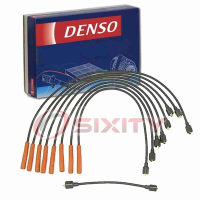 Denso Spark Plug Wire Set for 1963-1964 Dodge 330 4.5L 5.2L V8 Ignition bk - Image 1 of 4