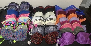 Lot of 25 Bras, Masquerade Aerie Mujer Latina Playtex Sophie B. Barely Breezies - Picture 1 of 18