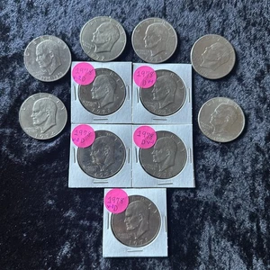 1978 Eisenhower Liberty One Dollar US Bicentennial Lot 11 - Picture 1 of 2