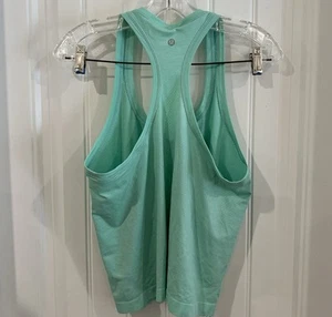 Lululemon Swiftly Tech Racerback Tank Size 10 Race Length Wild Mint Green EUC - Picture 1 of 4