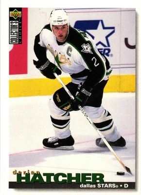 1995-96 Upper Deck Collectors Choice DERIAN HATCHER 224 Dallas Stars - Image 1 of 2