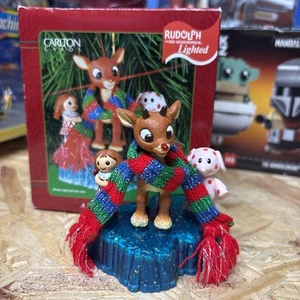 CARLTON CARDS RUDOLPH THE RED-NOSED REINDEER "A MERRY MISFIT CHRISTMAS"ORNAMENT - Picture 1 of 16