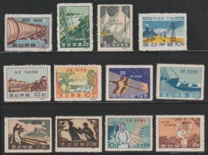 Korea..... 1959 Sc # 182-93 Economic Development MNH & NGAI - Picture 1 of 1
