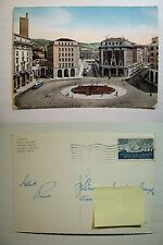 1954 Italy 10 Lire 10 Degree Anniversary Republic On Card Trieste