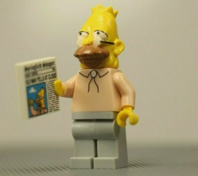 Grandpa Simpson LEGO Collectible Minifigure Series 1 Figure (2014) 71005 - Image 1 of 4