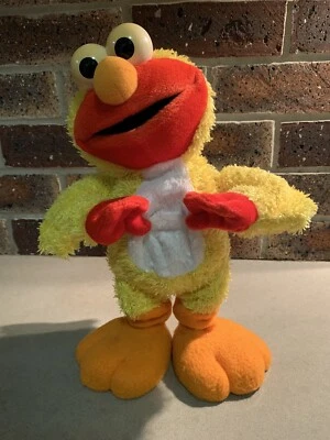 Vintage Sesame Street Chicken Dance Elmo Toy 2001 Fisher Price Mattel Sings - image 1 of 4