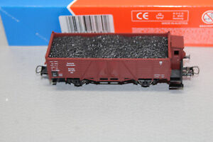 Roco 46280 2-Achser Open Goods Wagon With Coal Loading Om Dr Gauge H0 Boxed
