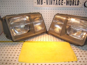 Genuine Bosch Mercedes 86-93 W124 EURO type only headlight R & L 2 assembly's - Bild 1 von 19