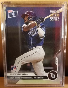 2020 TOPPS NOW RANDY AROZARENA #462 MLB RECORD 9TH HR IN A SINGLE POSTSEASON