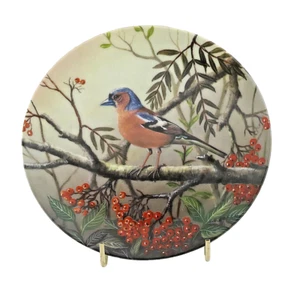 Tirschenreuth Sammelteller Buchfink "unsere kleine Vogelwelt"1992 ca.20 cm Top - Picture 1 of 4