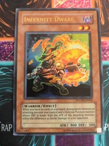 Yu-Gi-Oh! Infernity Dwarf WC09-EN002 Limited Ultra Rare NM/LP - Picture 1 of 4