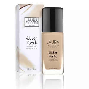 Laura Geller Filter First Luminous Foundation GOLDEN MEDIUM 1 oz Pump Bottle New - Picture 1 of 1