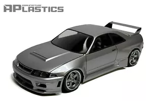 RC Body Car Drift Touring 1:10 Nissan Skyline R33 BNR style APlastics New Shell - Picture 1 of 6