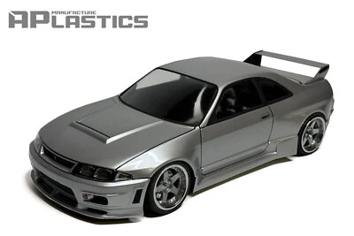 RC Body Car Drift Touring 1:10 Nissan Skyline R33 BNR style APlastics New Shell - Image 1 of 4