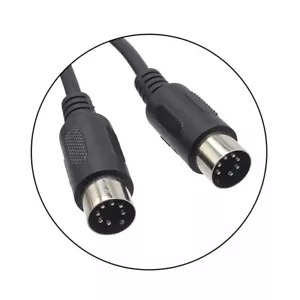 Cable MIDI con enchufes DIN de 7 pines macho a macho para altavoz Edifier Halo2.0 - Imagen 1 de 2