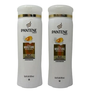 2 Pack Pantene PRO-V Daily Moisture Renewal 2 in 1 Shampoo & Conditioner 12.6 oz - Picture 1 of 7