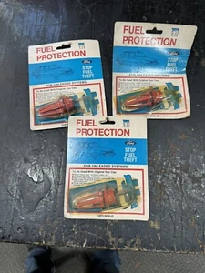 NOS OEM Genuine Ford 1981-89 Mustang T-Bird Bronco II Locking Fuel Cap Lot Of 3 - Picture 1 of 3