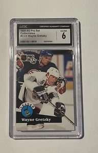 1991 - 92 Pro Set Wayne Gretzky #CC 5 CGC Graded 6 EX/NM - Picture 1 of 2