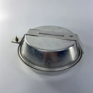 Vintage Aluminum Pan MIRRO 1134M Camping Made USA Fire Top Outdoors Survival - Picture 1 of 7
