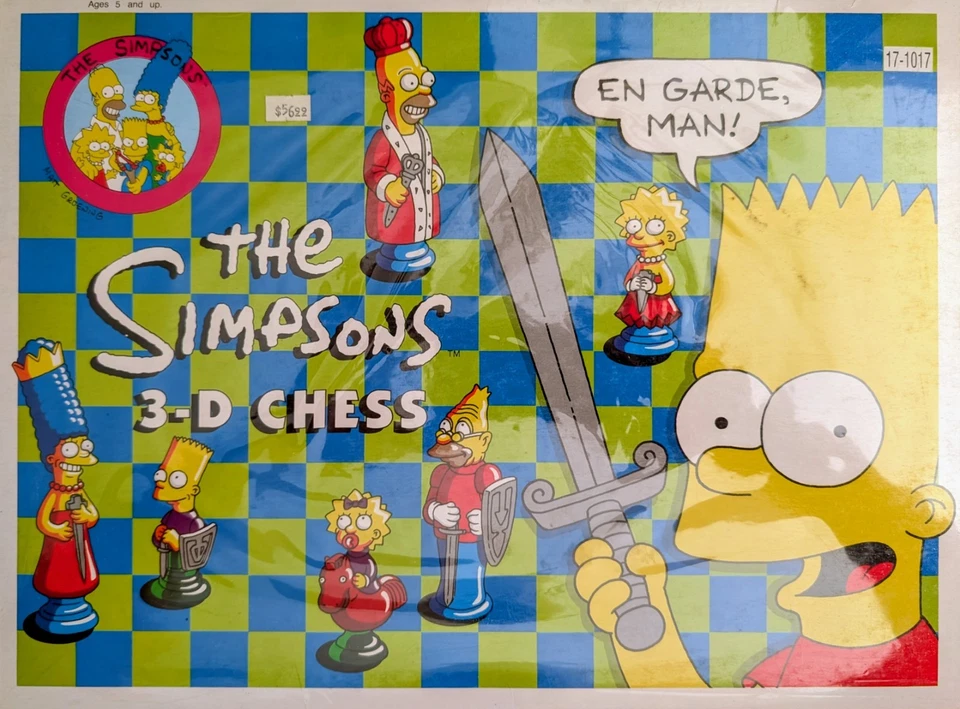 Los Simpson 3D Ajedrez Coleccionable 1991 NUEVO Juego de Mesa Foto 1 de 1