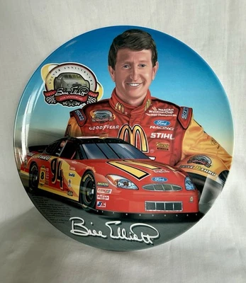 NASCAR - Bill Elliott - Plato Conmemorativo McDonald's - 25 Aniversario Plata Foto 1 de 3