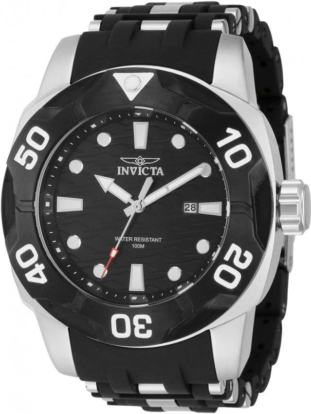 Relógio masculino Invicta Sea Spider data quartzo mostrador preto 44116 - Imagem 1 de 1