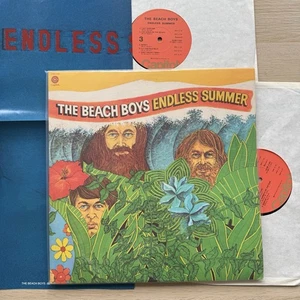 1970s The Beach Boys Endless Summer Vinyl Complete W/Original Poster! 2LP NICE - Picture 1 of 12
