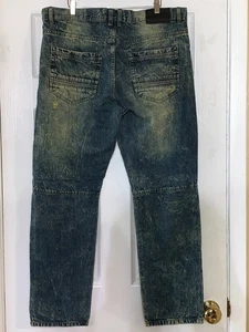 Y2K SOUTHPOLE STRESSED JEANS MENS SIZE 38 - Picture 1 of 9