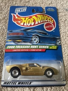2000 Hot Wheels Treasure Hunt Series Ford GT-40 Limited Edition # 11 Real Riders - Picture 1 of 4