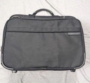 Briggs & Riley Rolling Business Case U212X Black Expandable Ballistic Nylon - Picture 1 of 11