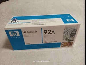 HP 92A Cartuccia Toner LaserJet - Nero (C4092A) - NUOVA - 1100, 3200, 3220 - Foto 1 di 5