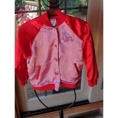 Chaqueta Disney Bordada Súper Dulce Gráfico Minnie Mouse Cierre a Presión Talla L (10) Foto 1 de 4