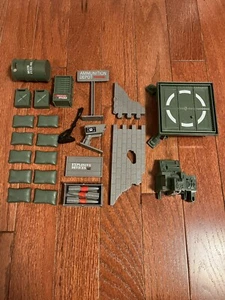 Gi Joe Lot Mortar & Missile Defense Unit 1984 Jet Pack Jump 1982 Vintage - Picture 1 of 5