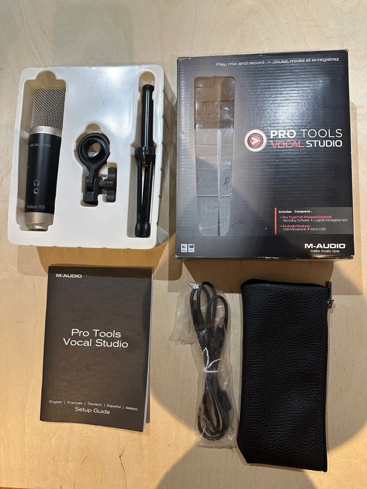 M-Audio Vocal Studio Digital Recording Bundle USB Condenser Microphone open box - Image 1 of 1