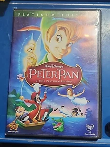 Peter Pan (Two-Disc Platinum Edition) - DVD By Bobby Driscoll - VERY GOOD - Picture 1 of 4