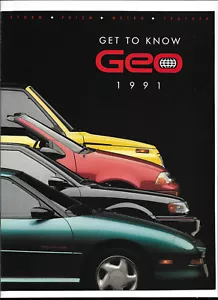 Automobile Brochure 1991 Get to Know GEO - Complete Line - Picture 1 of 1