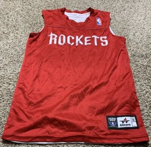 Alleson Athletics Team NBA Youth Rockets Reversible Jersey Sz. M NEW RED/WHITE - Picture 1 of 4