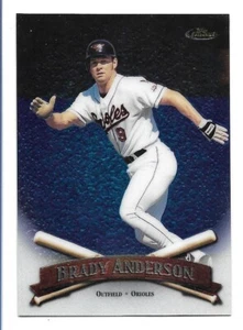 Brady Anderson 1998 Finest No-Protector Parallel #233  Baltimore Orioles - Picture 1 of 2