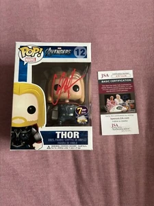 Funko Pop! Marvel Thor #12 Vaulted Vinyl Figure Original Signed Chris Hemsworth - Picture 1 of 7