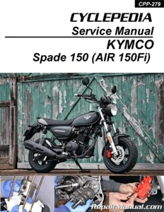 2018-2021 Kymco Spade 150 Cyclepedia Printed Motorcycle Service Manual - Picture 1 of 1