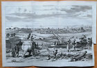 View Masulipatam India - Original Engraving Bellin - 1750