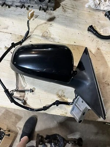 Passenger Side View Mirror Power Convertible Fits 03-09 AUDI A4 2014738 Black - Bild 1 von 3