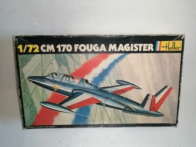 HELLER 1/72 AEREO CM 170 FOUGA MAGISTER KIT MONTAGGIO - Immagine 1 di 2