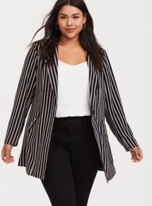 Torrid Damen Studio Crepe Longline Blazer NEU Gr. 2XL (18-20) - Bild 1 von 7